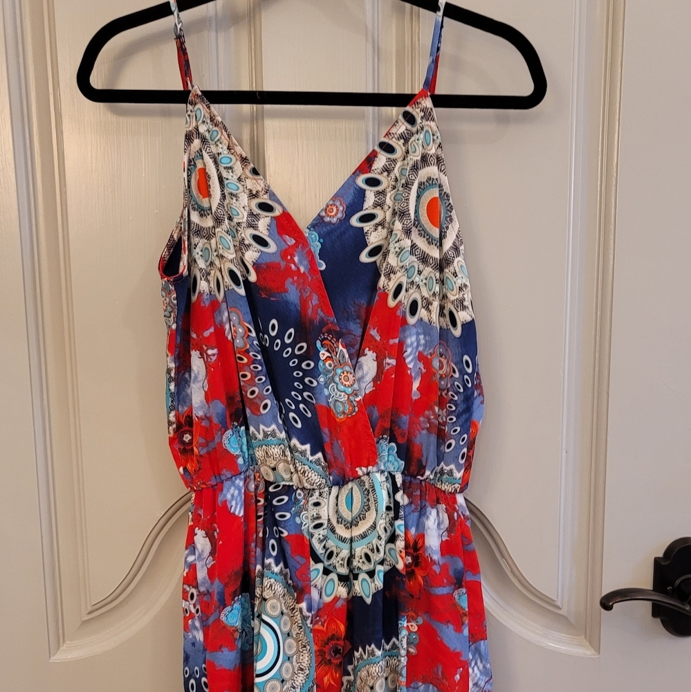 Bright short romper